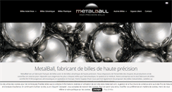 Desktop Screenshot of metal-ball.com